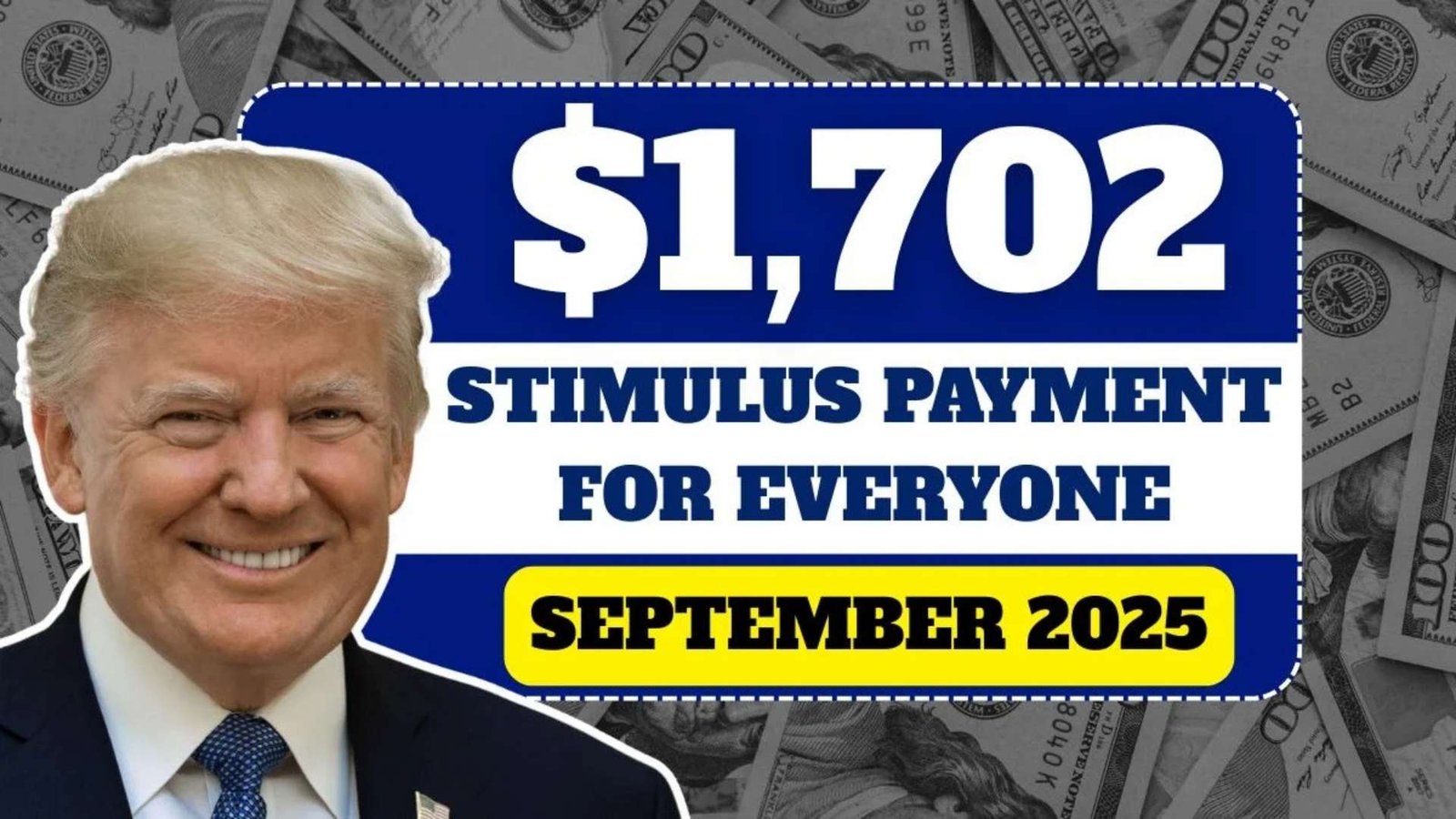 $1,702 Stimulus Payment for Everyone – September 2025 Full Payment Schedule