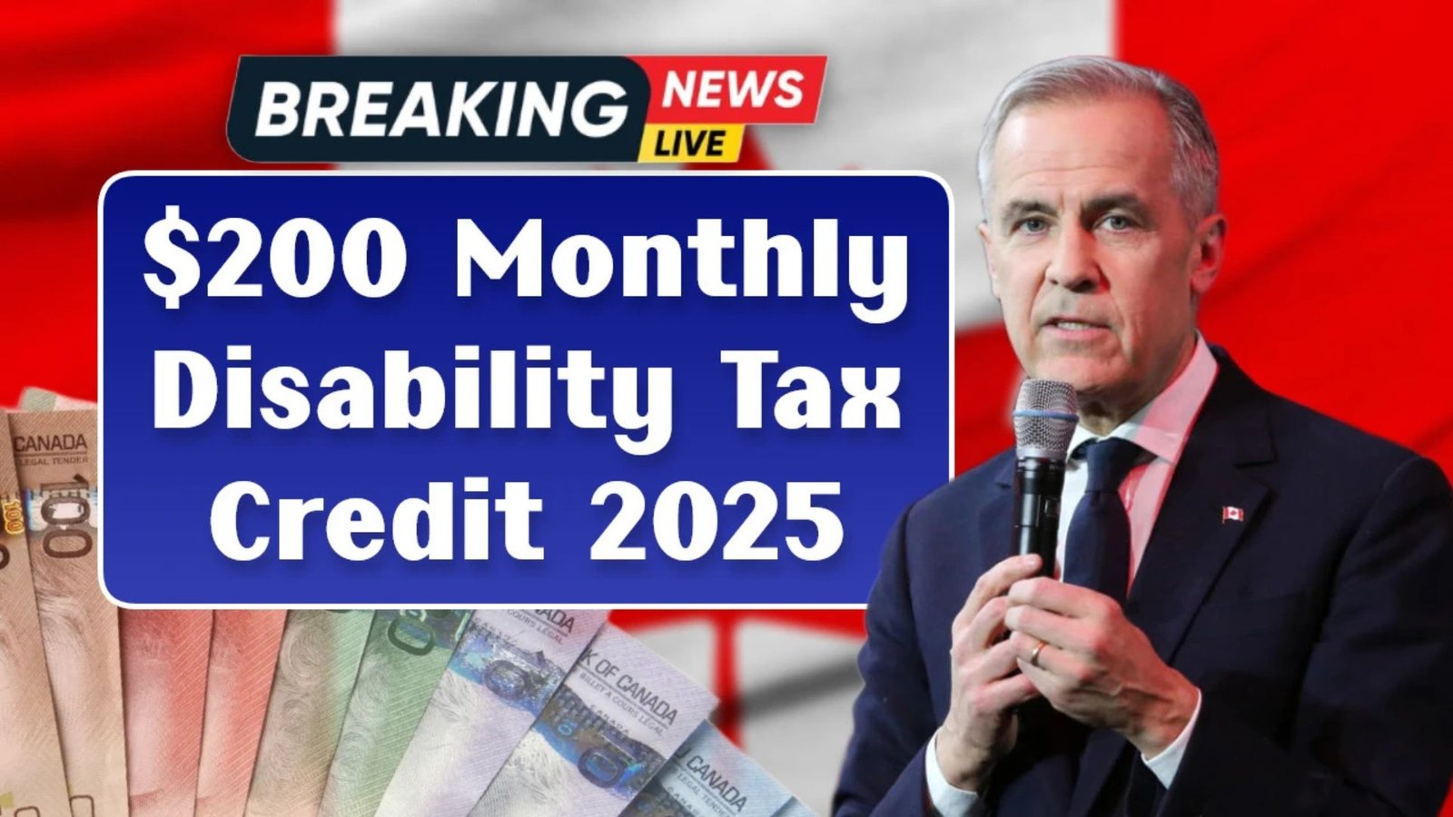 $200 Monthly Support Canada Disability Tax Credit 2025