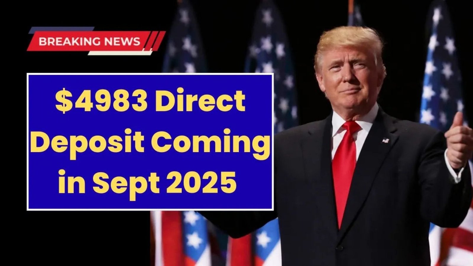 $4983 Direct Deposit Coming in Sept 2025 – Who Qualifies and When Payments Arrive
