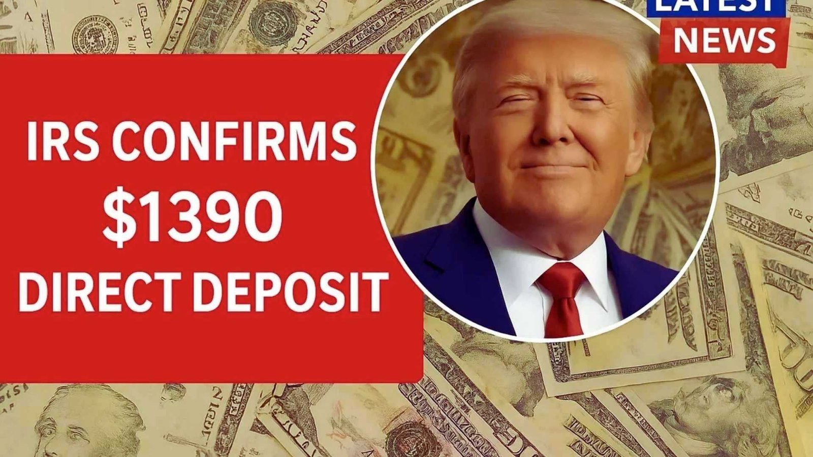 IRS Confirms $1390 Direct Deposit Relief for September 2025 — Check Eligibility & Claim Process